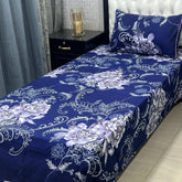 Luxurious Bedding Collection Vol 24 | Pure Soft 3D Crystal Cotton | 2 Single Size Bedsheets (90x60 Inches)